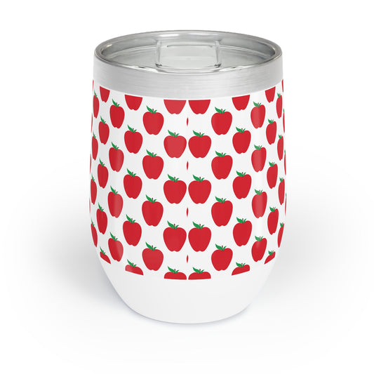 Chill Wine Tumbler Apple Teacher Gift