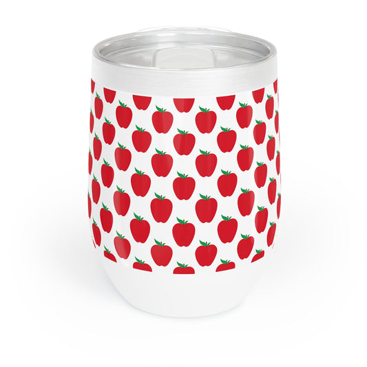 Chill Wine Tumbler Apple Teacher Gift