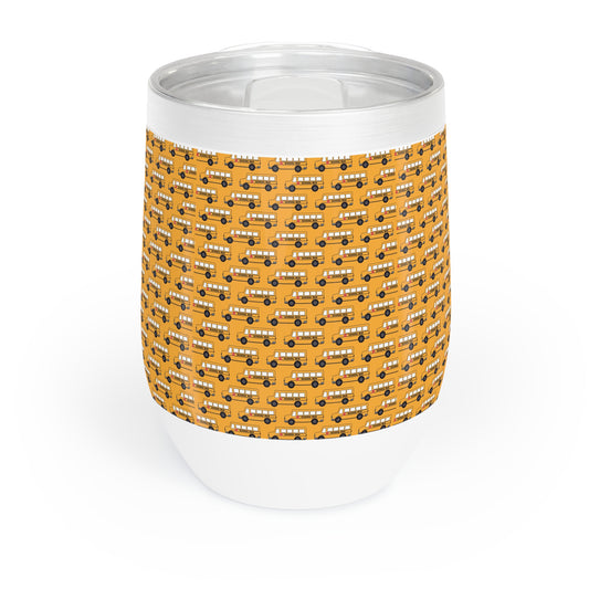 School Bus Wine Tumbler Bus Driver Gift