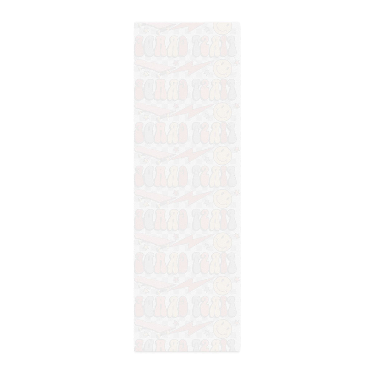 First Grade Cotton Twill Fabric by the Yard – Retro Smiley School Print