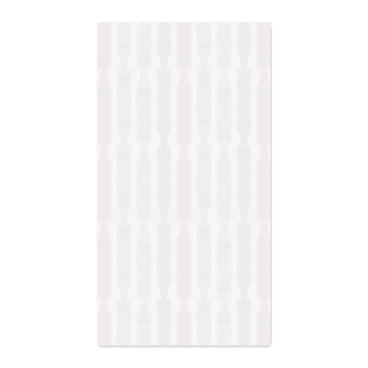 Crayon Stripe Cotton Twill Fabric by the Yard — School Supply Print for Crafts & Quilting