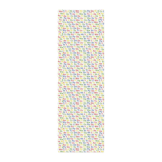 Alphabet Cotton Twill Fabric by the Yard — Colorful Kids ABC Print for Quilting, Sewing, & Nursery Decor